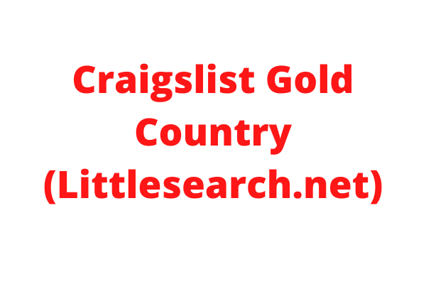 Craigslist Gold Country